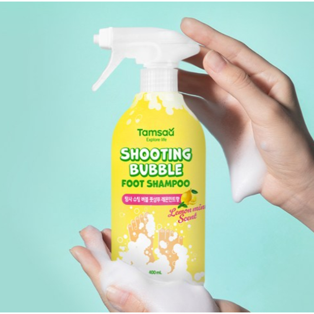 Tamsaa 發泡足部清潔露 檸檬水香 400ml