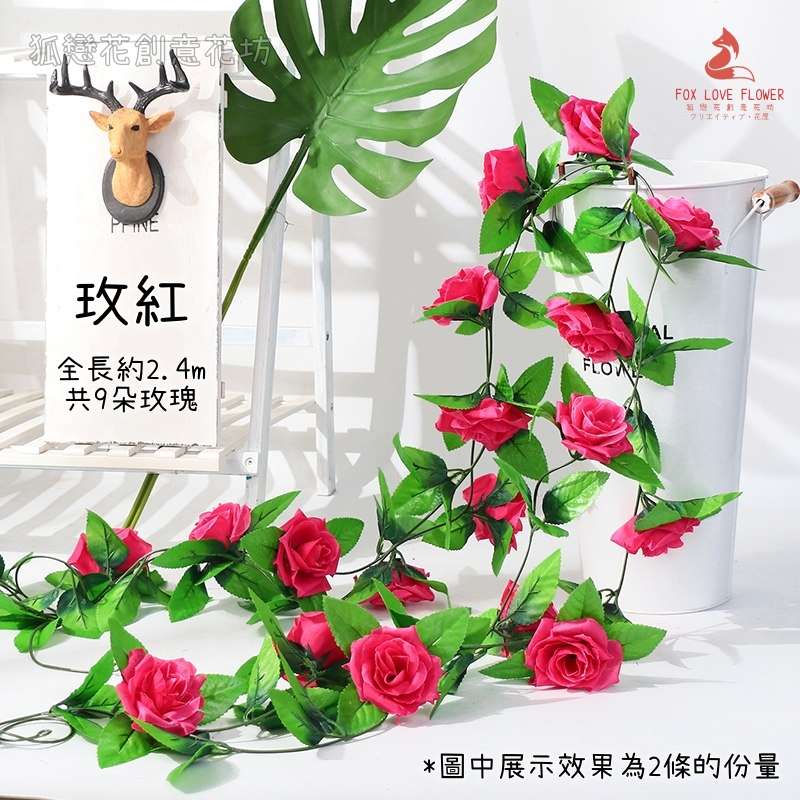 9頭玫瑰❰玫紅❱