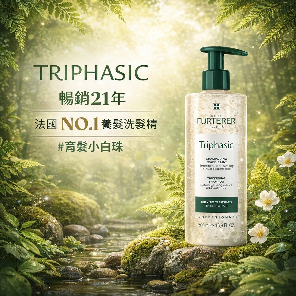 RENE FURTERER 萊法耶 三項森髮激活髮浴 500ml