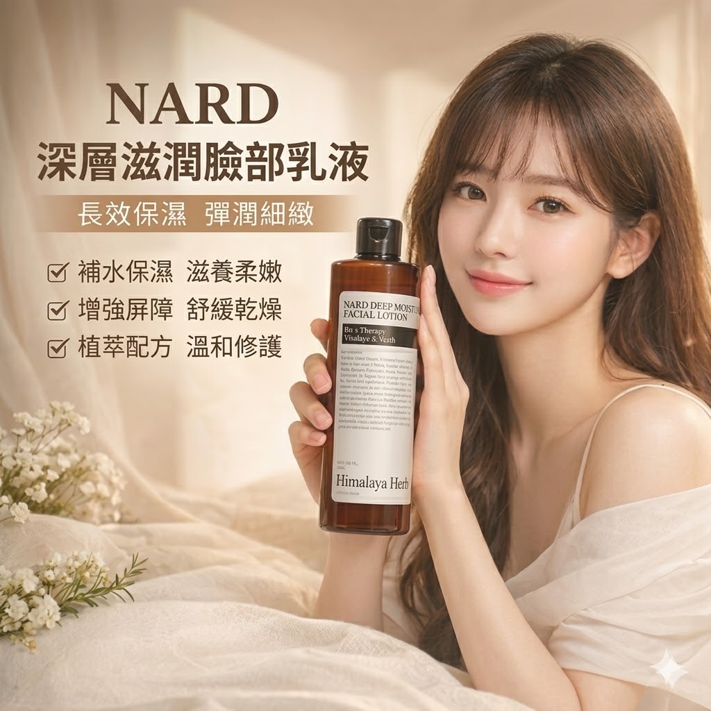 NARD深層滋潤臉部乳液 500ml