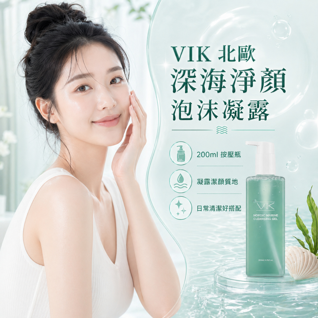 VIK 北歐深海淨顏泡沫凝露 200ml