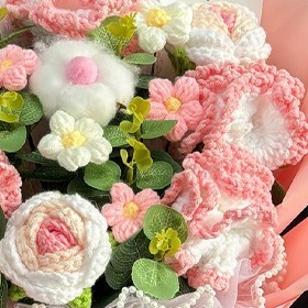 台灣現貨【康乃馨綜合花束】45cm康乃馨玫瑰雛菊母親節花束 生日禮物 櫥窗提袋燈串 溫柔花禮 拍照花束