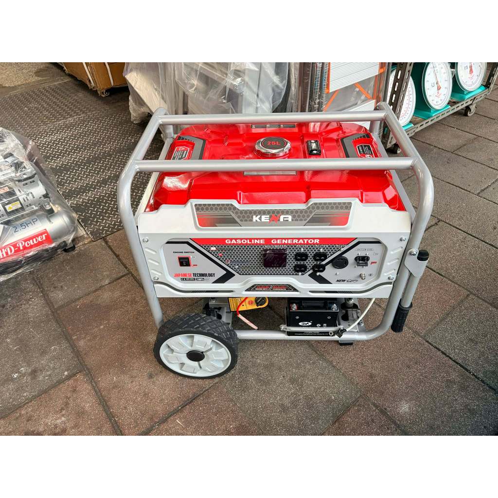 附發票台北工具KN10000汽油發電機 額定輸出7500W 雙電壓 手拉發動 電啟動 商品圖片 3