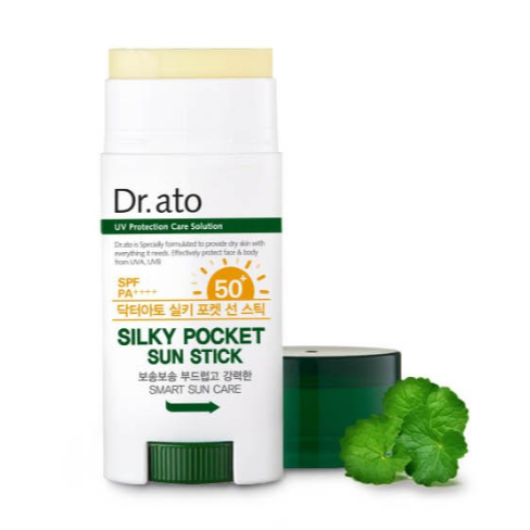 Dr.ato Silky Pocket積雪草清爽溫和防曬棒 SPF50+ PA++++(17g)