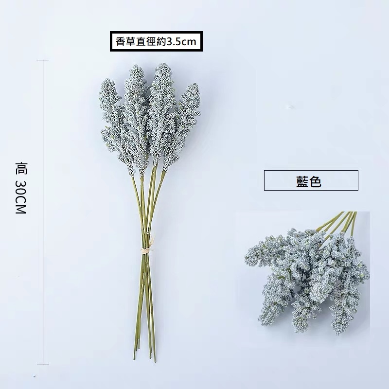 30cm藍色,1枝