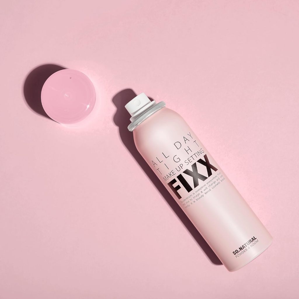 韓國 So Natural FIXX 全天候超完美定妝噴霧 120ml 超細緻霧化 長效持妝 控油清爽 經典粉色款 防偽