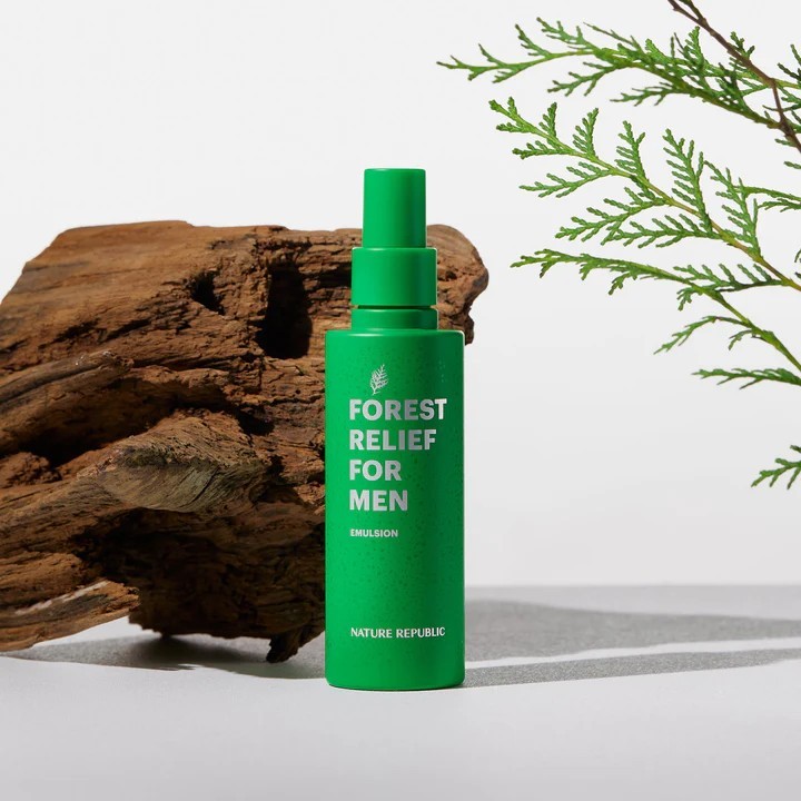 NATURE REPUBLIC 男士森林舒緩乳液 150ml 濟州扁柏水 保濕舒緩 植萃保養 日常臉部保養