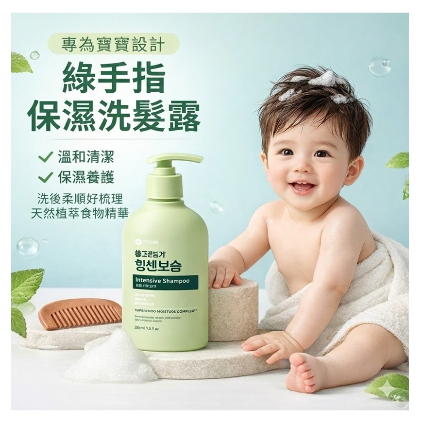 GREEN FINGER 綠手指 保濕洗髮露 300ml