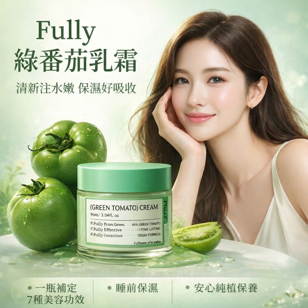 Fully 綠番茄乳霜 90ml