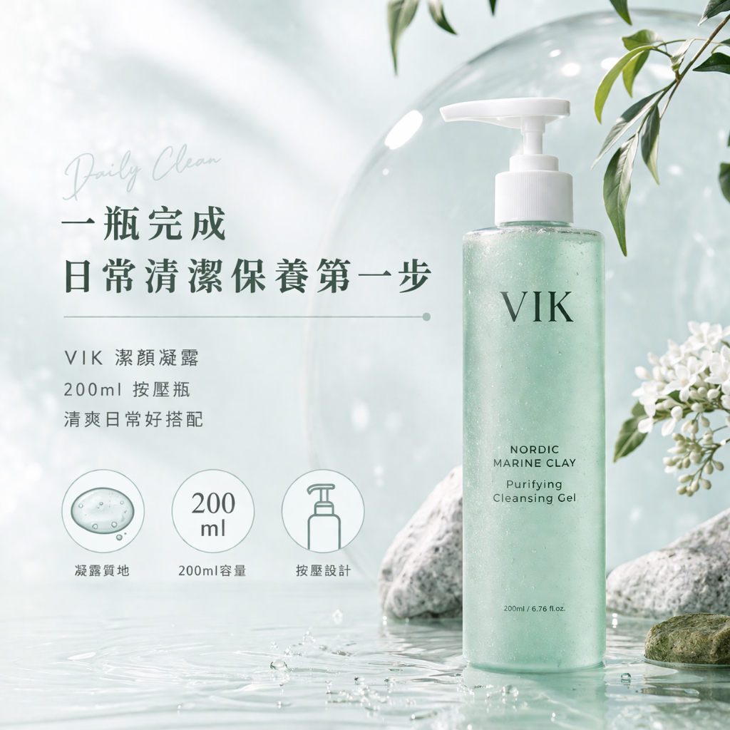 VIK 北歐深海淨顏泡沫凝露 200ml