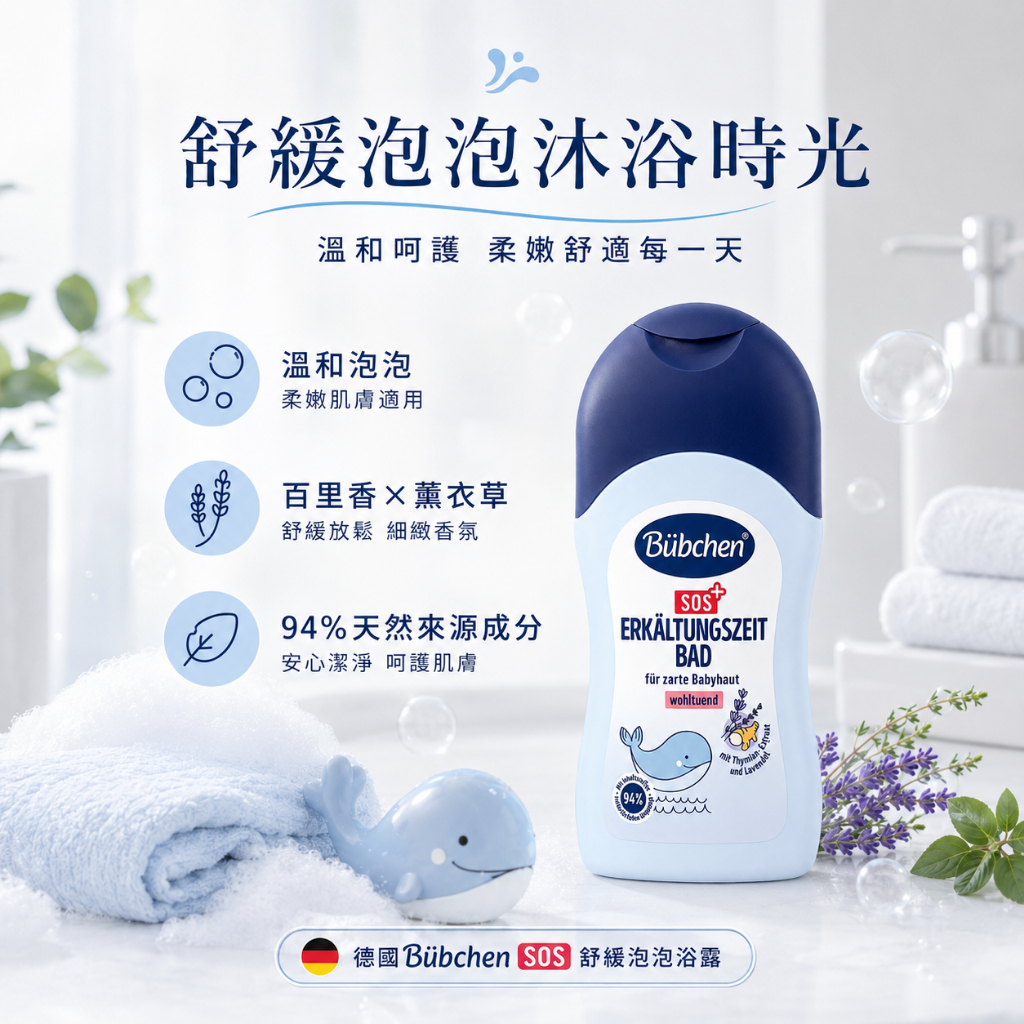 Bübchen SOS舒緩泡泡浴露