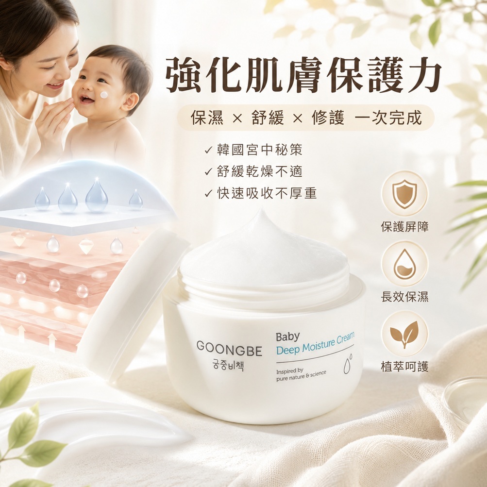 GOONGBE 宮中秘策 嬰兒保濕滋潤霜 180ml