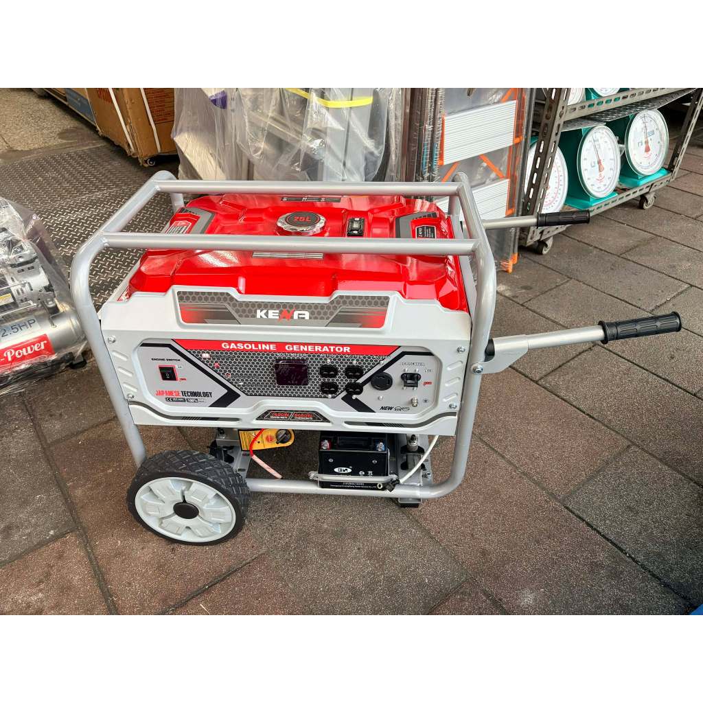 附發票台北工具KN10000汽油發電機 額定輸出7500W 雙電壓 手拉發動 電啟動 商品圖片 2