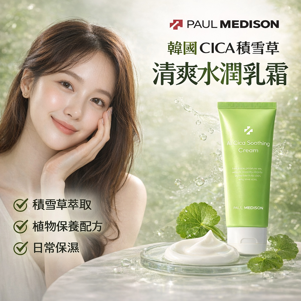 韓國 PAUL MEDISON AI 積雪草舒緩保濕乳霜 100ml