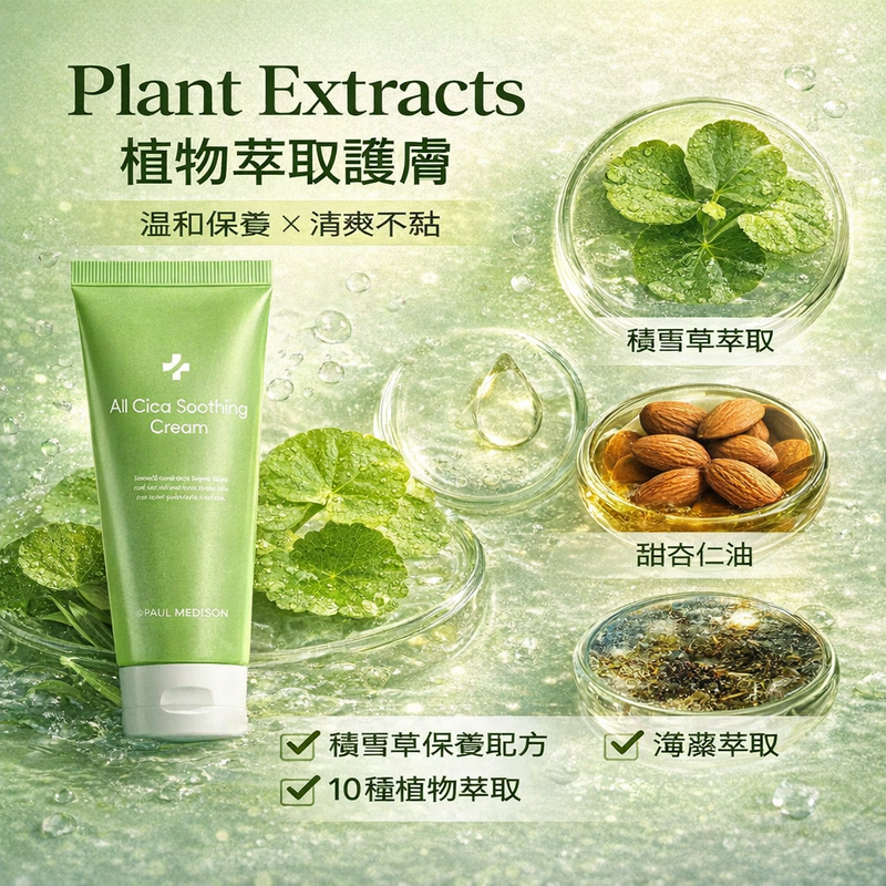 韓國 PAUL MEDISON AI 積雪草舒緩保濕乳霜 100ml