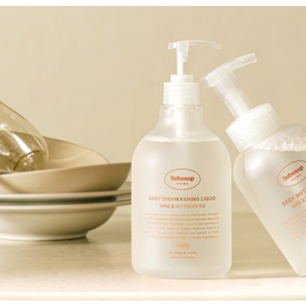 Bebesup 嬰幼兒家用泡沫奶瓶清潔劑 無香(500ml)