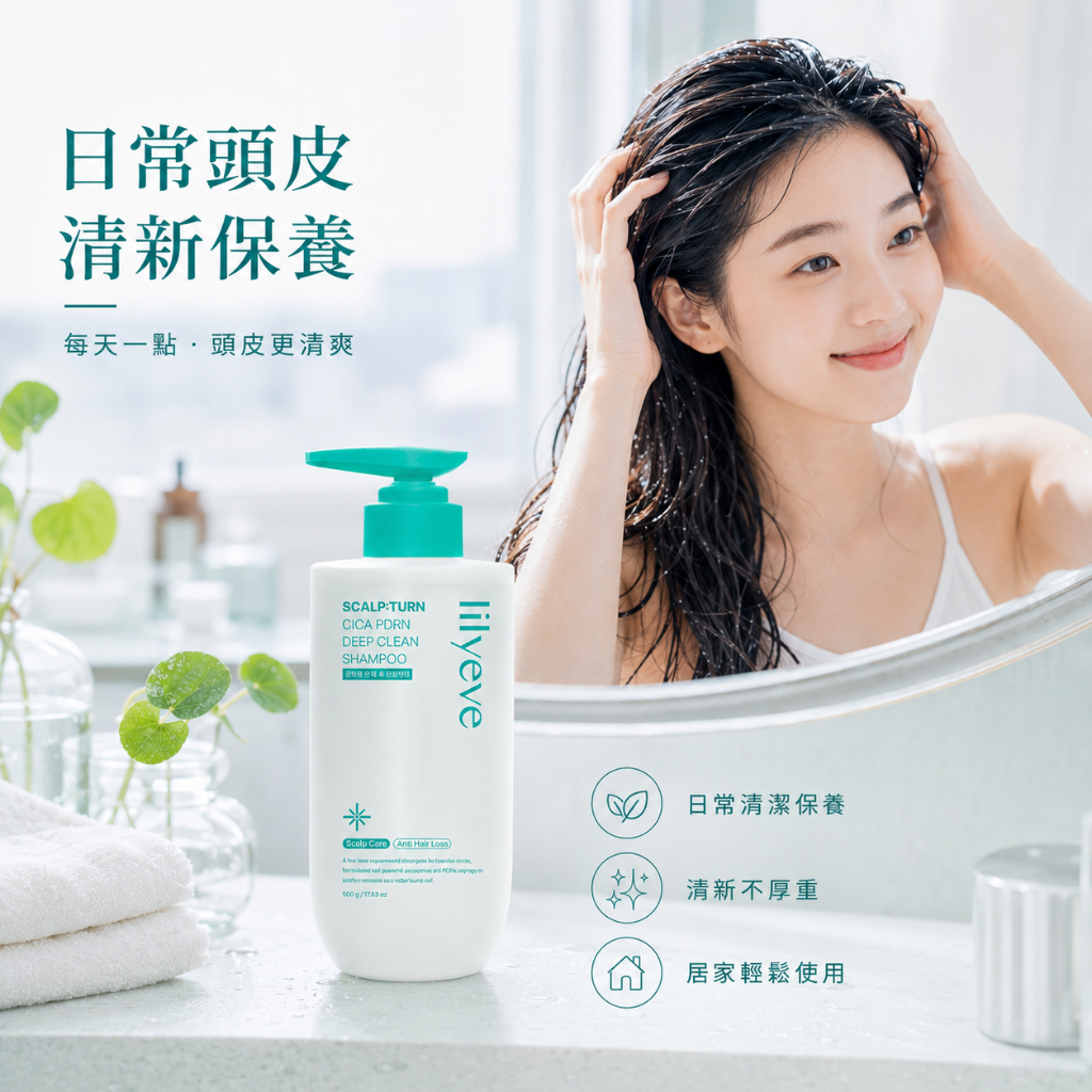 Lilyeve Scalpton 積雪草 PDRN深層洗髮精 500g