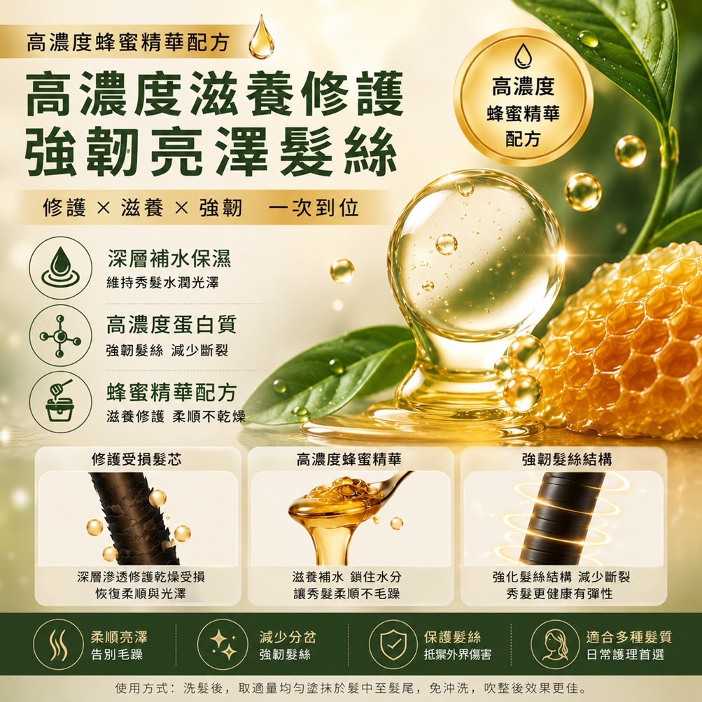 J'SOOP 洗護理盒組 絲膠蛋白洗髮精500ml + 髮膜護髮素500ml