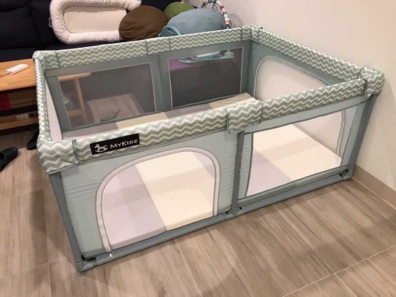現貨 下單送4個拉環 Mykidz 安全透氣圍欄 加厚海綿 獨家69公分高 兒童圍欄 遊戲圍欄嬰幼兒 - 台灣批發網