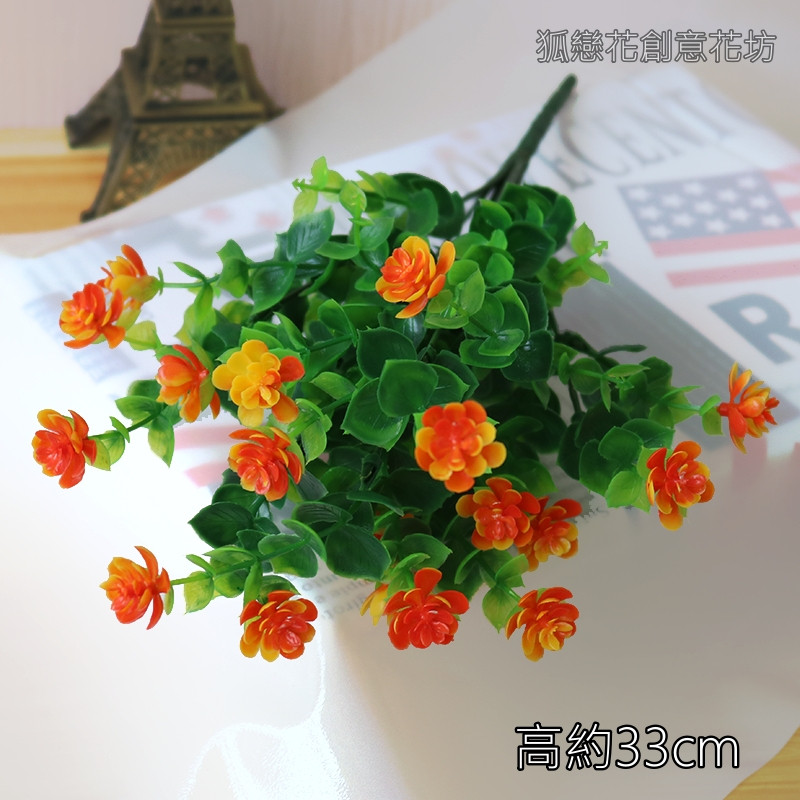 7叉帶花小尤加利(橘色)