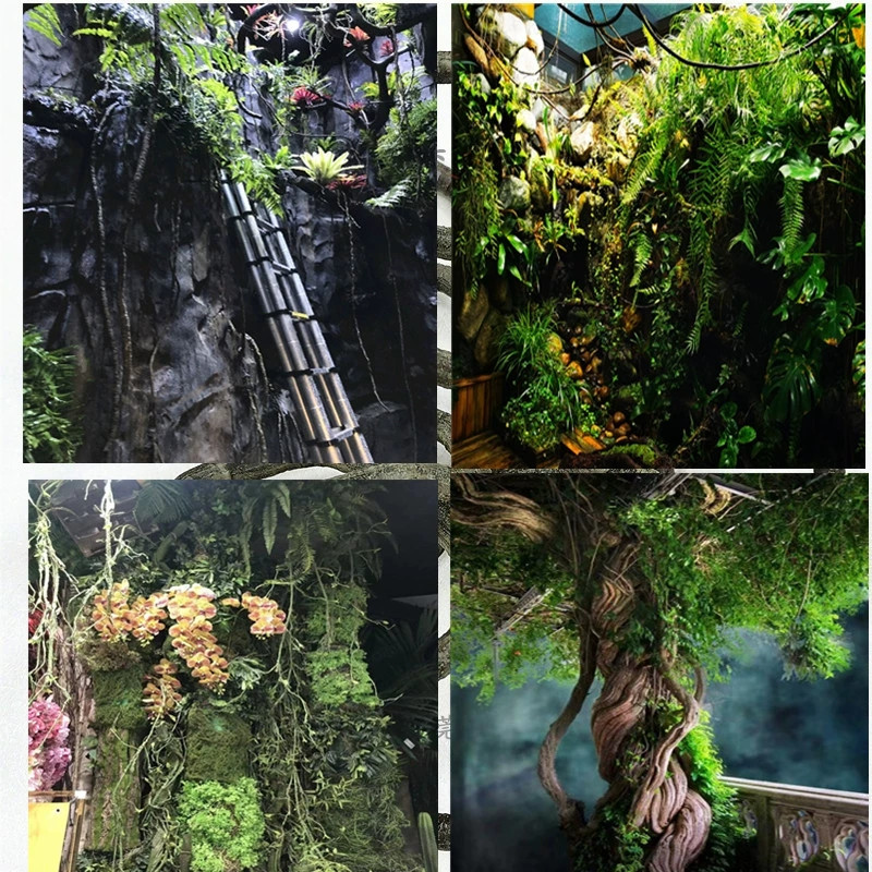 台灣現貨【花藝葉材枝條】榕樹葉金色葉材無葉枝條束帶 插花支撐造型結構 商業陳列婚禮節慶佈置 多規格 聖誕佈置 花藝材料
