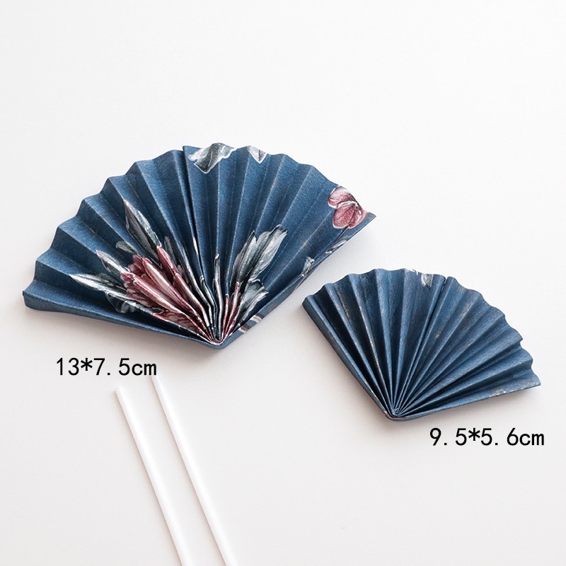 DIY寶藍國畫扇組(1組2入),除了特別備註外都是1個的價格